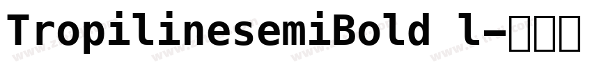 TropilinesemiBold l字体转换